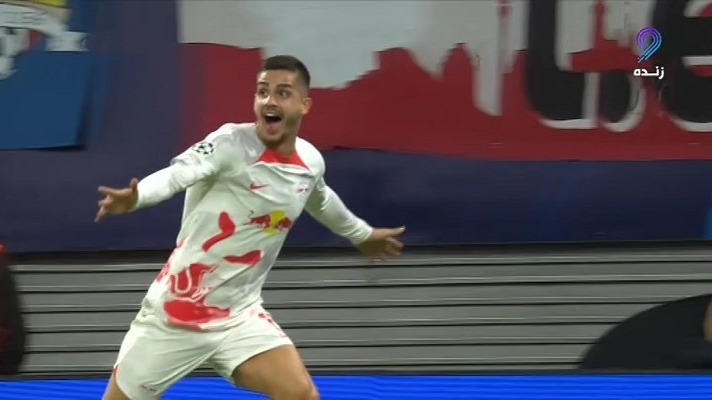 گل دوم لایپزیش به سلتیک (آندره سیلوا)