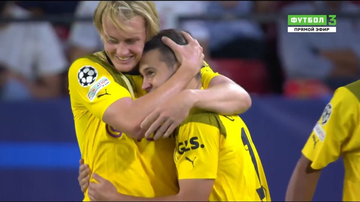 گل اول دورتموند به سویا (رافائل گریرو)