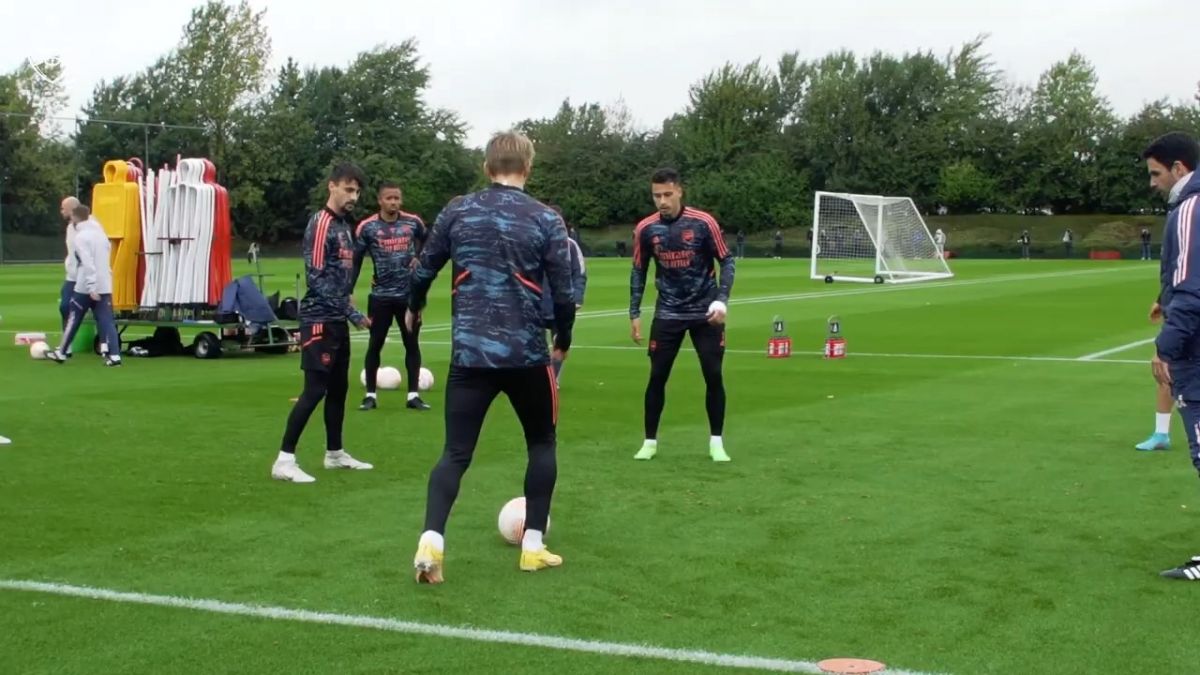 تمرین آرسنال برای تقابل با بوده