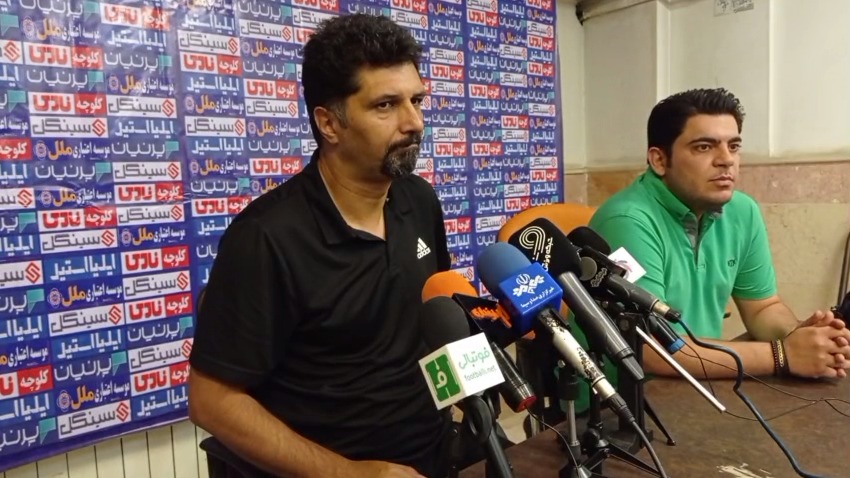 اختصاصی/ کنفرانس خبری بعد از بازی تیم های پیکان و آلومینیوم اراک