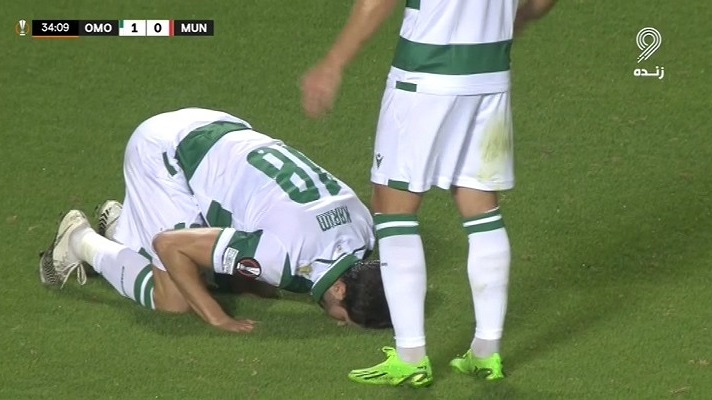 گل اول اومونیا به منچستریونایتد (کریم انصاری فرد)