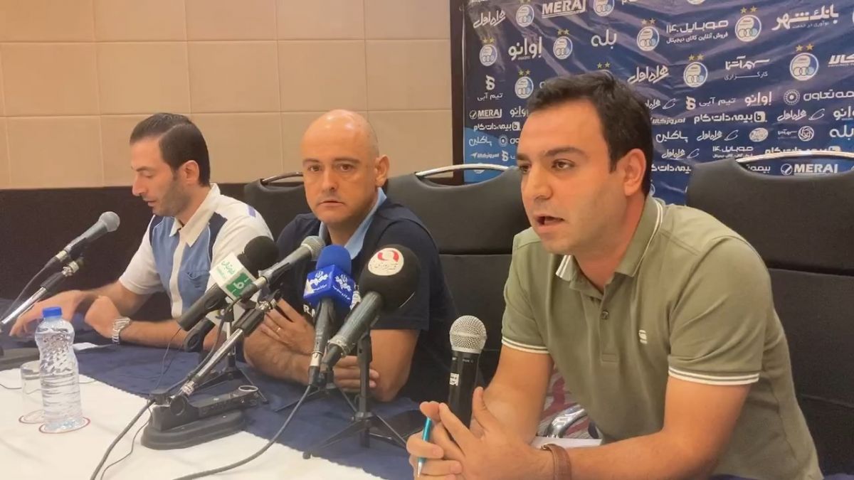 اختصاصی/ صحبت‌های روی ماتا مربی استقلال در کنفرانس خبری قبل از بازی مقابل فولاد