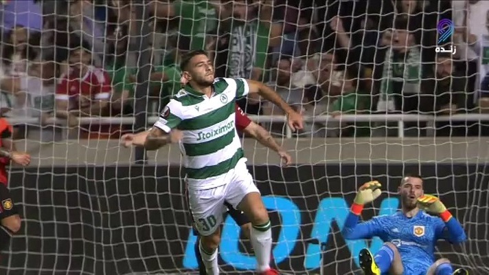 گل دوم اومونیا به منچستریونایتد (نیکولاس)