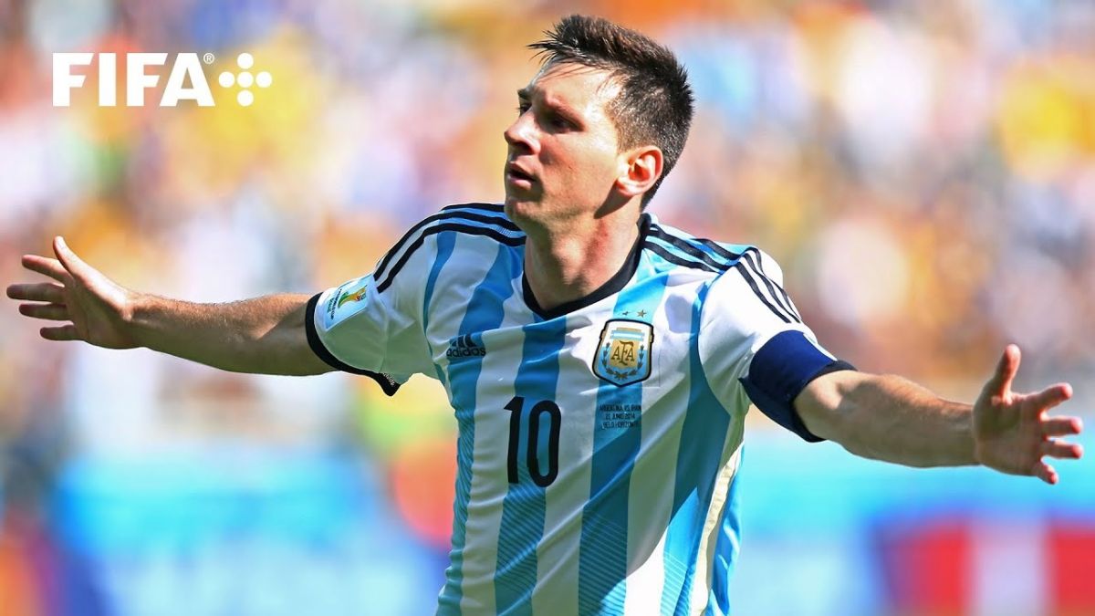 دوربین ویژه لیونل مسی در لحظه گلزنی مقابل ایران