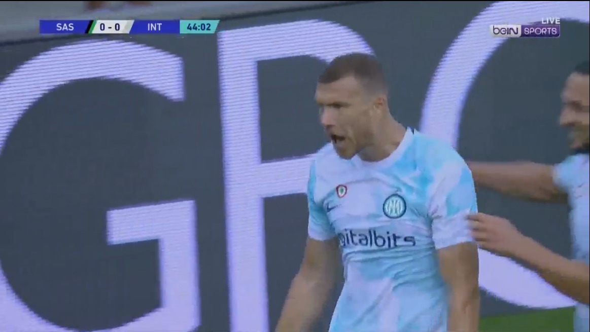گل اول اینتر به ساسولو (ادین ژکو)