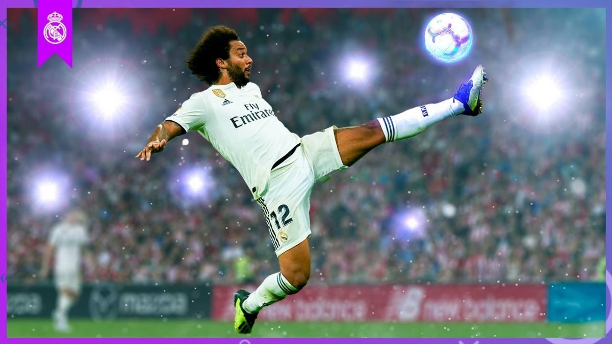 کنترل توپ های زیبای بازیکنان رئال مادرید