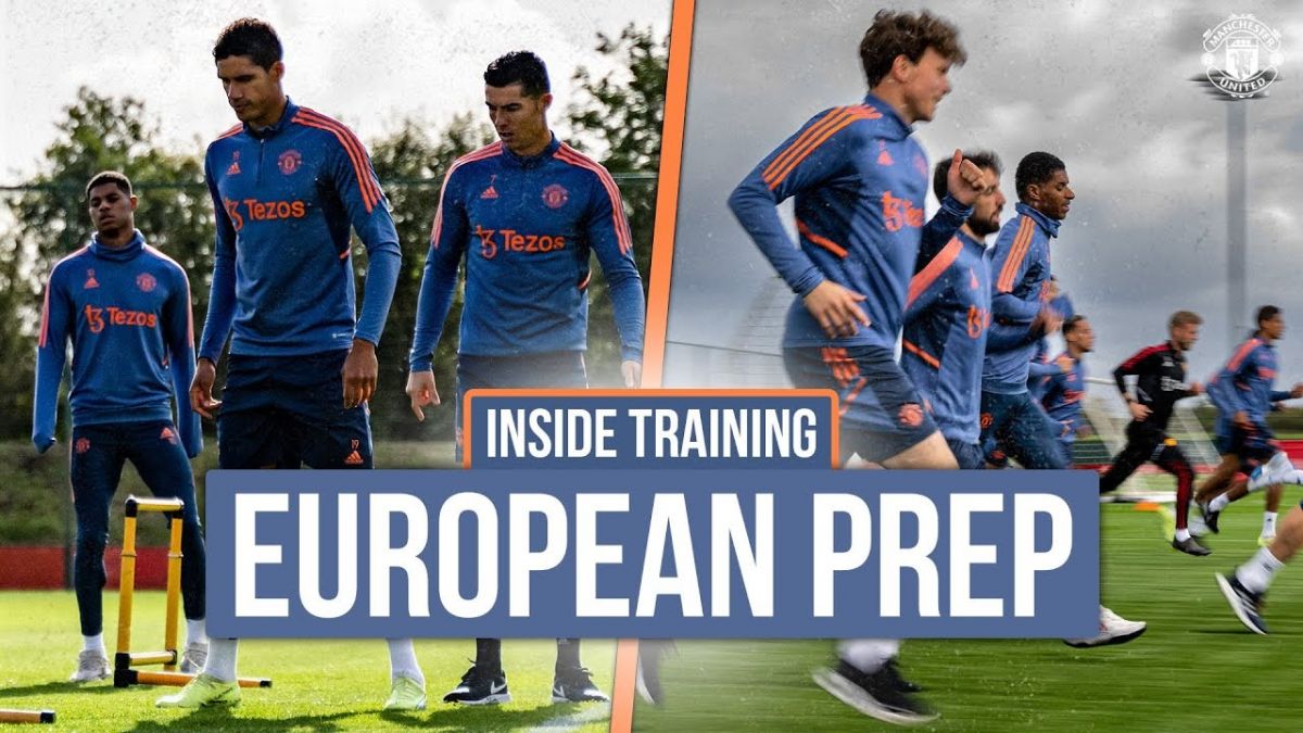 تمرین منچستریونایتد قبل از دیدار با اومونیا قبرس (20 مهر)