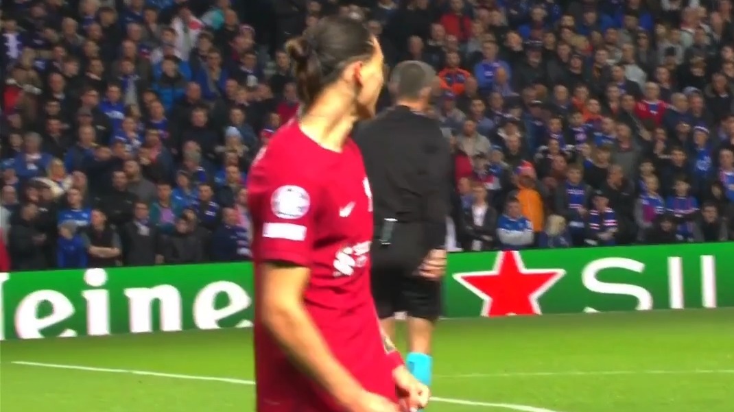 گل سوم لیورپول به رنجرز (نونیز)