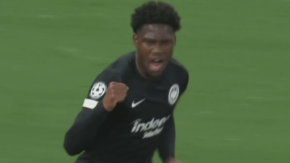 گل دوم اینتراخت فرانکفورت به تاتنهام (آلیدو)