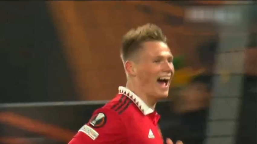 گل اول منچستریونایتد به اومونیا (مک تامینی دقیقه 93)