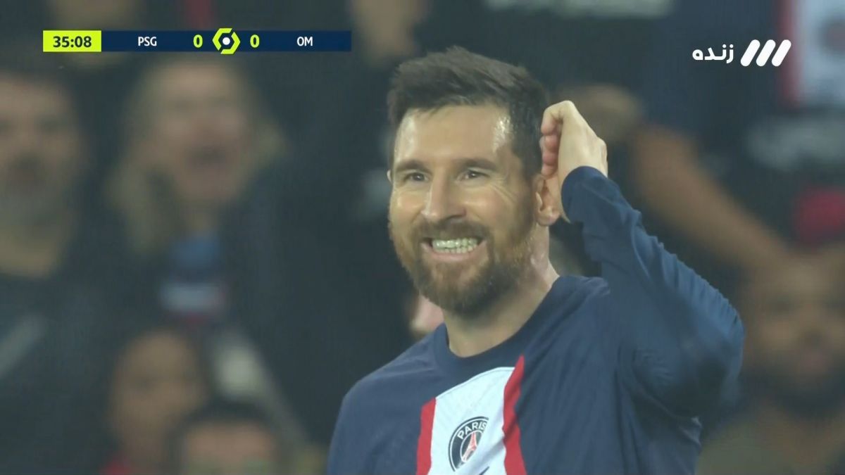 ضربه ایستگاهی زیبای مسی در دیدار پاری سن ژرمن و مارسی