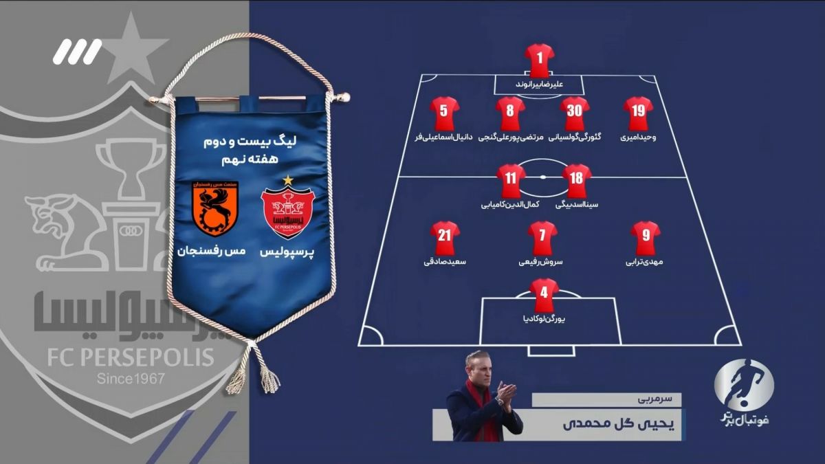 فوتبال برتر/ حواشی بازی پرسپولیس 1-0 مس رفسنجان