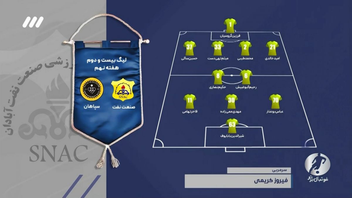 فوتبال برتر/ حواشی بازی صنعت نفت آبادان 0-2 سپاهان