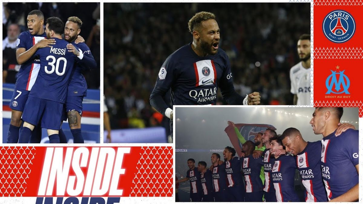 حواشی بازی پاری سن ژرمن 1-0 مارسی از زاویه دوربین باشگاه پی اس جی