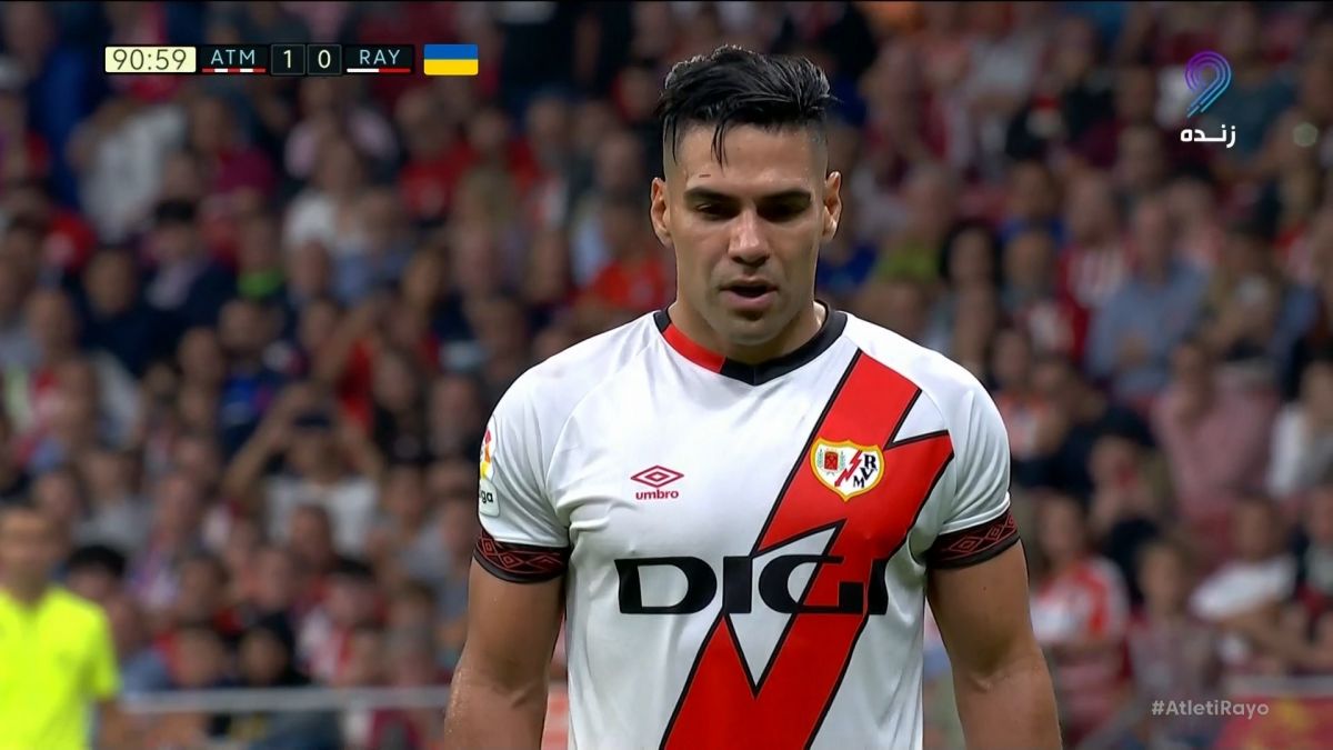 گل اول رایووایکانو به اتلتیکو مادرید (فالکائو - پنالتی)