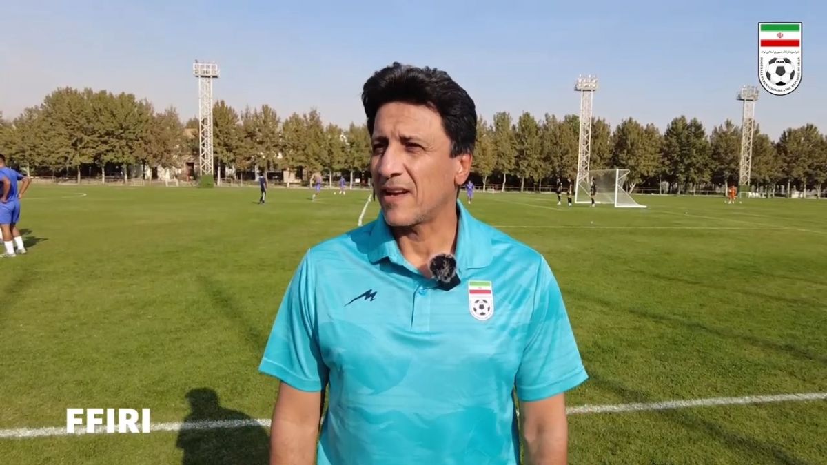 صحبت های صمد مرفاوی درباره بازی دوستانه تیم ملی جوانان مقابل تیمی از لیگ دسته سوم