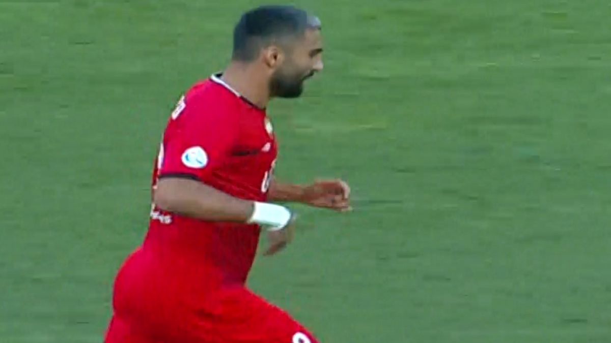 گل اول تراکتور به سپاهان (کاوه رضایی)