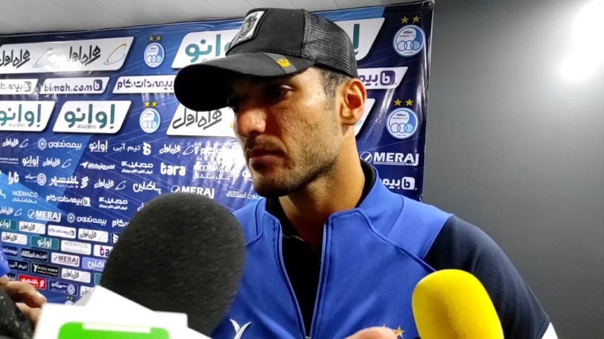 اختصاصی/ صحبتهای زبیر نیک‌نفس در پایان بازی استقلال و آلومینیوم اراک