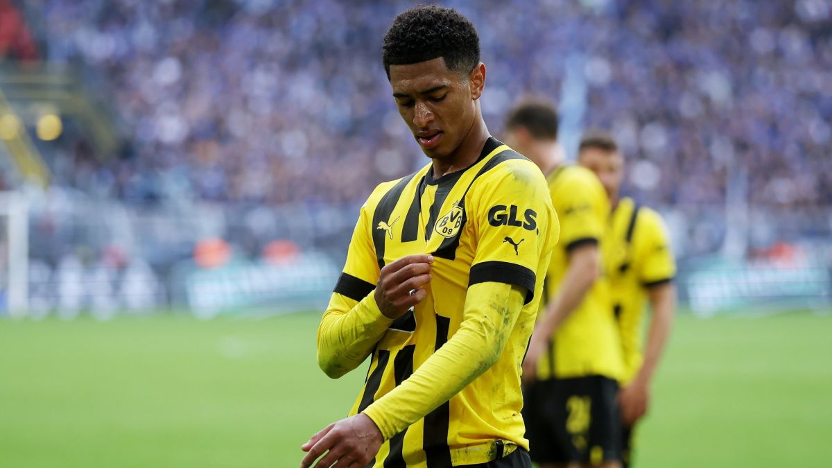 گل چهارم دورتموند به اشتوتگارت (دبل جود بلینگهام)