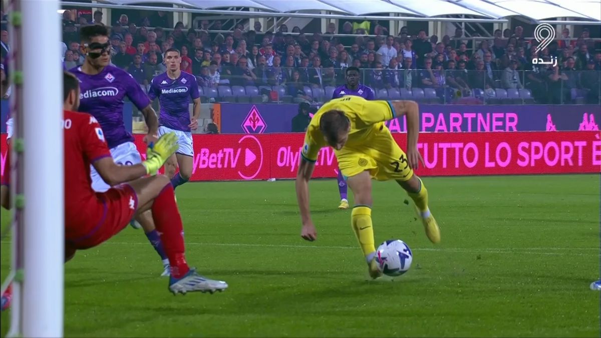 گل اول اینتر به فیورنتینا (بارلا)