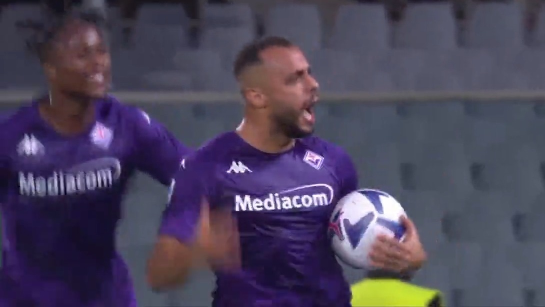 گل اول فیورنتینا به اینتر (کابرال)