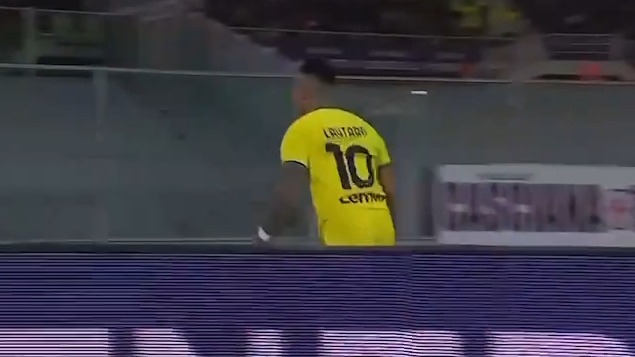 گل سوم اینتر به فیورنتینا (مارتینز)