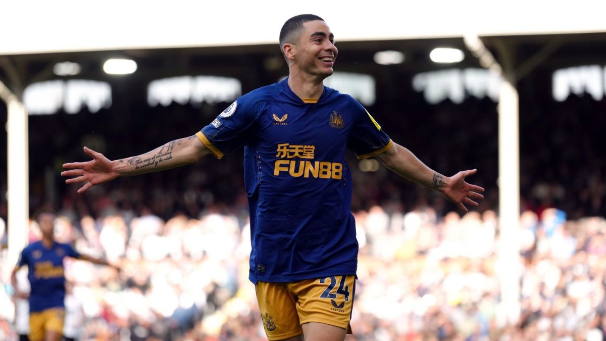 گل دوم نیوکاسل به تاتنهام (آلمیرون)