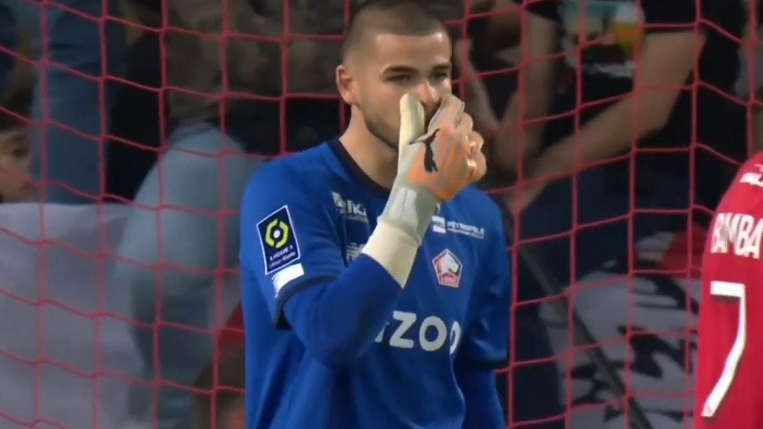 گل لایی بازیکن موناکو از روی ضربه ایستگاهی با اشتباه عجیب دروازه بان لیل