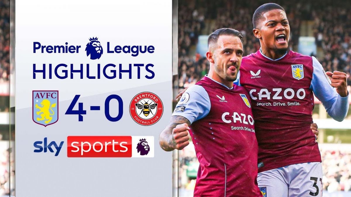 خلاصه بازی استون ویلا 4-0 برنتفورد