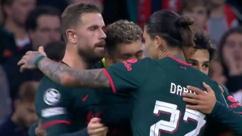 گل اول لیورپول به آژاکس (محمد صلاح)