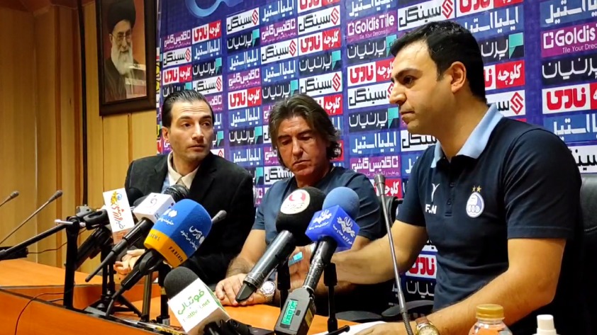 اختصاصی/ کنفرانس خبری ریکاردو ساپینتو سرمربی استقلال قبل از دیدار با هوادار