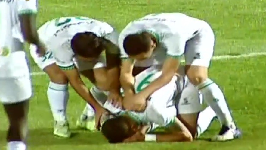 گل سوم آلومینیوم اراک به نساجی (قیچی برگردان سجاد آقایی)