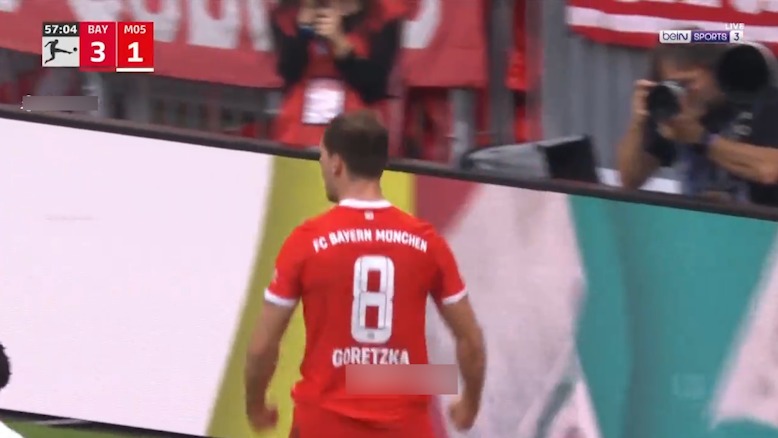 گل چهارم بایرن مونیخ به ماینتس (لئون گورتزکا)