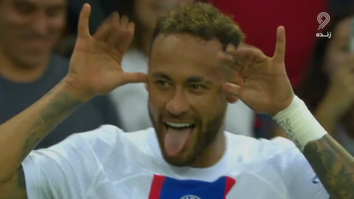 گل سوم پاری سن ژرمن به تروا (نیمار با پاس بی نظیر مسی)