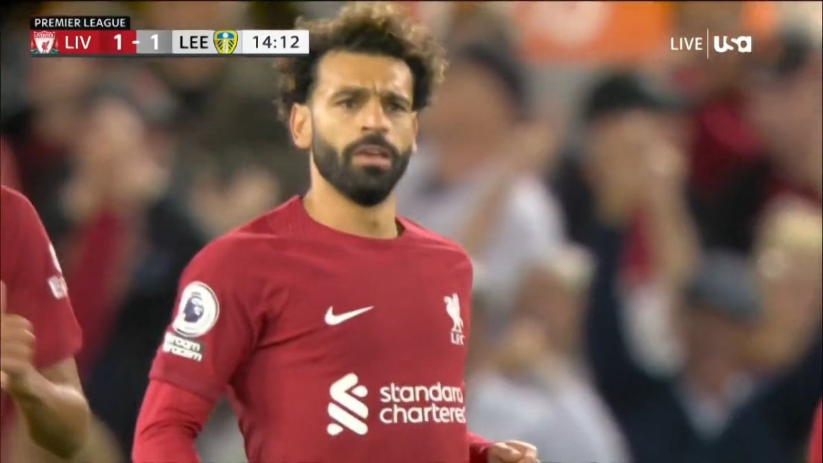 گل اول لیورپول به لیدزیونایتد (محمد صلاح)