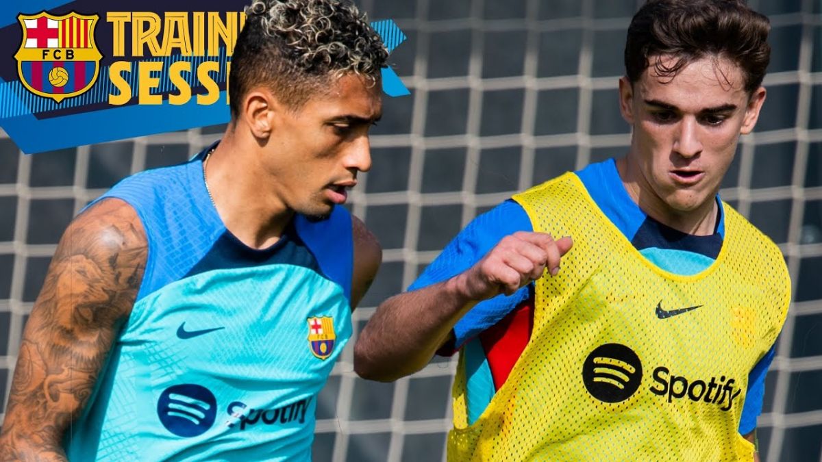 تمرین بارسلونا برای تقابل با ویکتوریا پلزن در لیگ قهرمانان اروپا