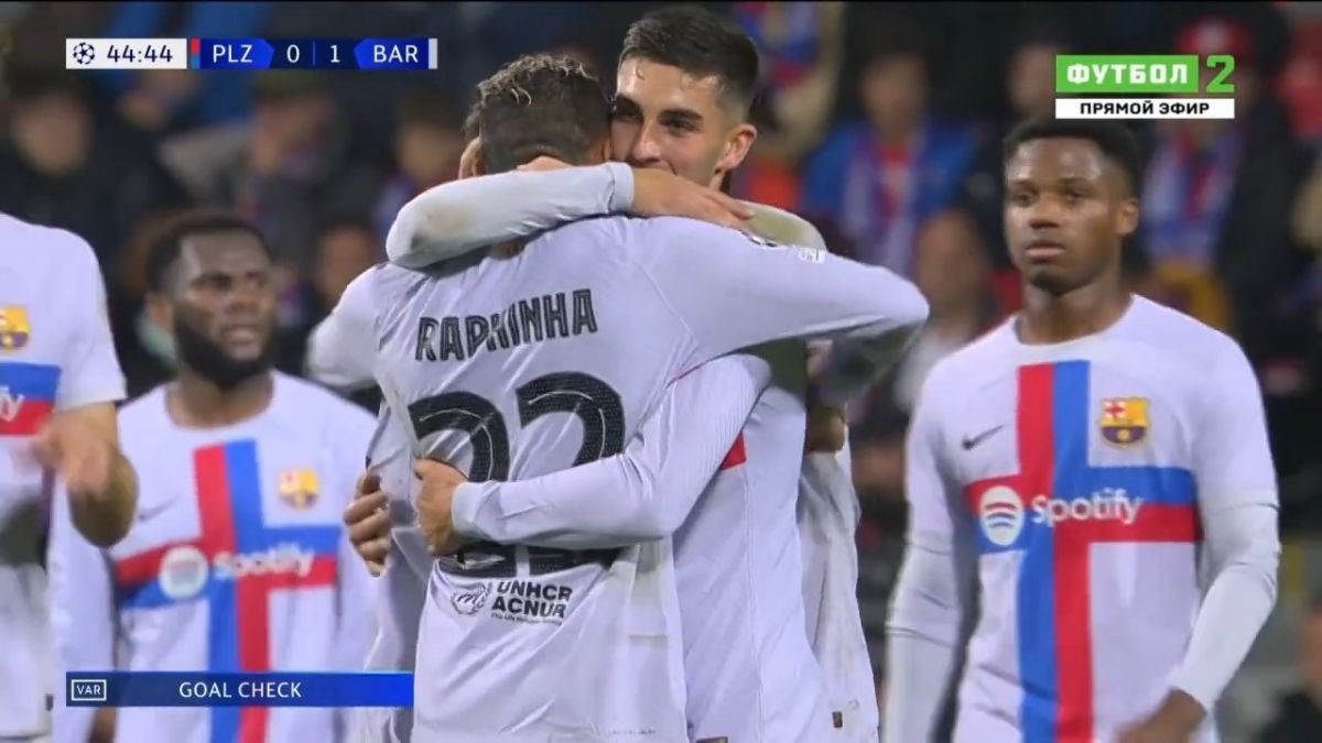 گل دوم بارسلونا به ویکتوریا پلژن (فران تورس)