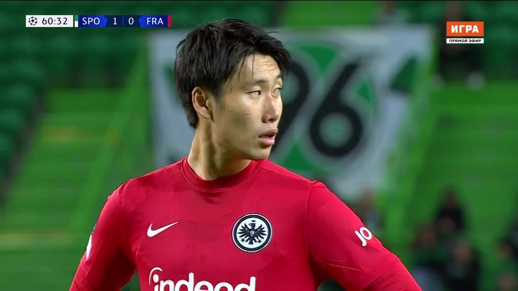 گل اول اینتراخت فرانکفورت به اسپورتینگ (کامادا - پنالتی)