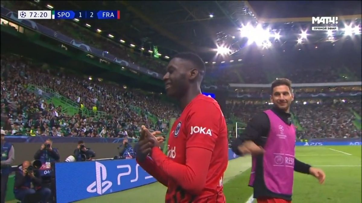 گل دوم اینتراخت فرانکفورت به اسپورتینگ (کولو موآنی)