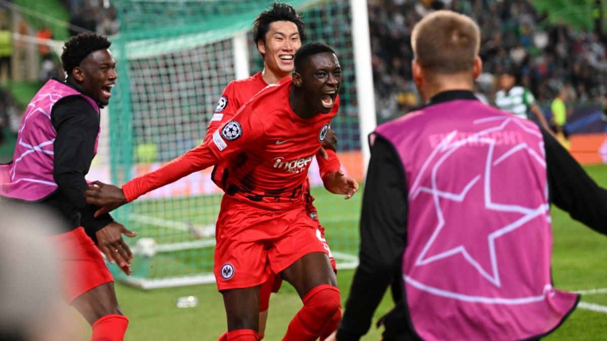 خلاصه بازی اسپورتینگ 1-2 اینتراخت فرانکفورت