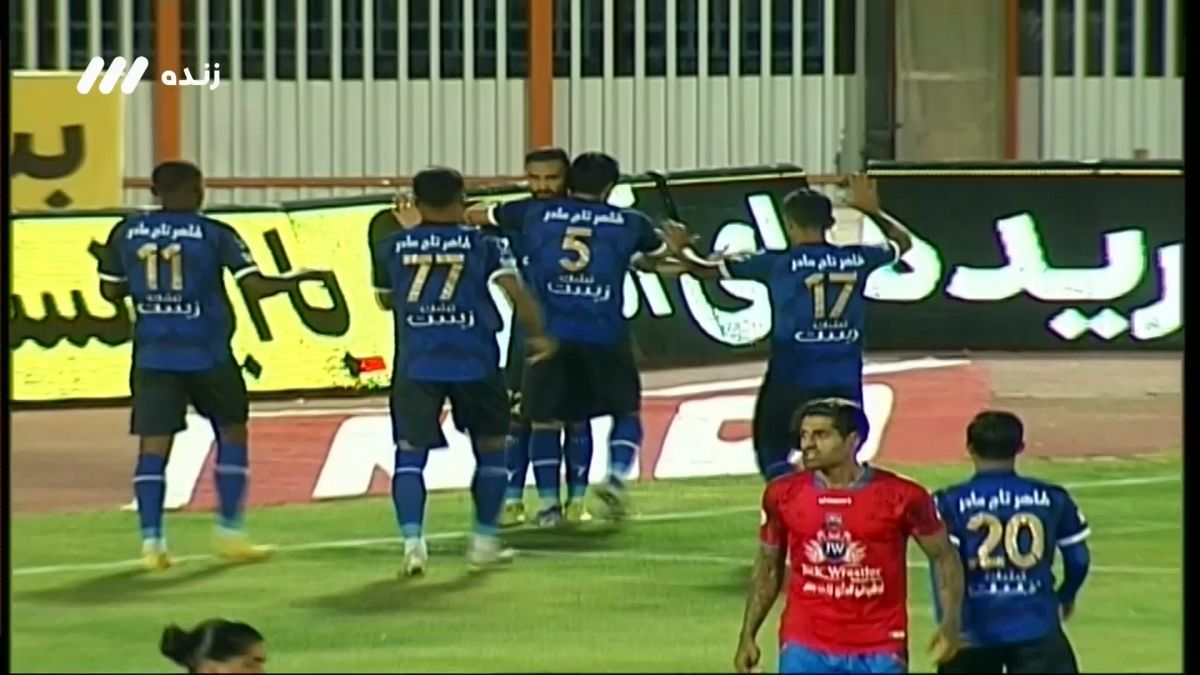 گل اول استقلال به نساجی (ارسلان مطهری)