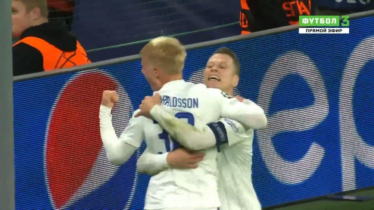 گل اول کپنهاگن به دورتموند (هارالدسون)