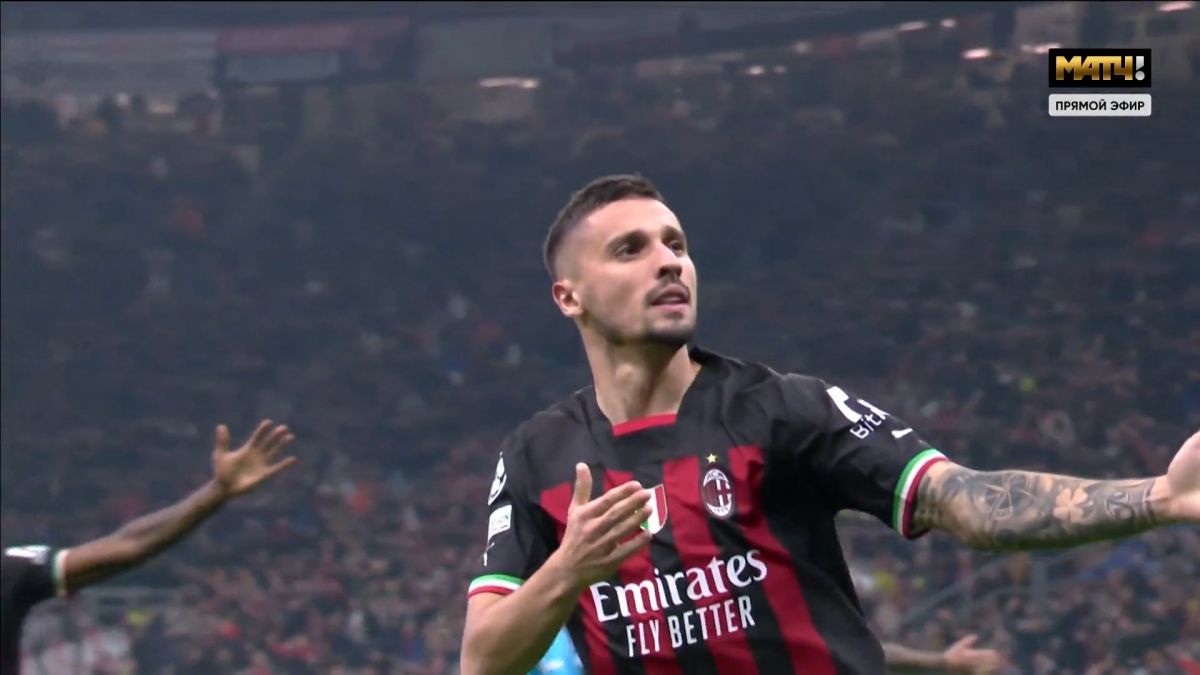 گل دوم میلان به سالزبورگ (راد کرونیچ)