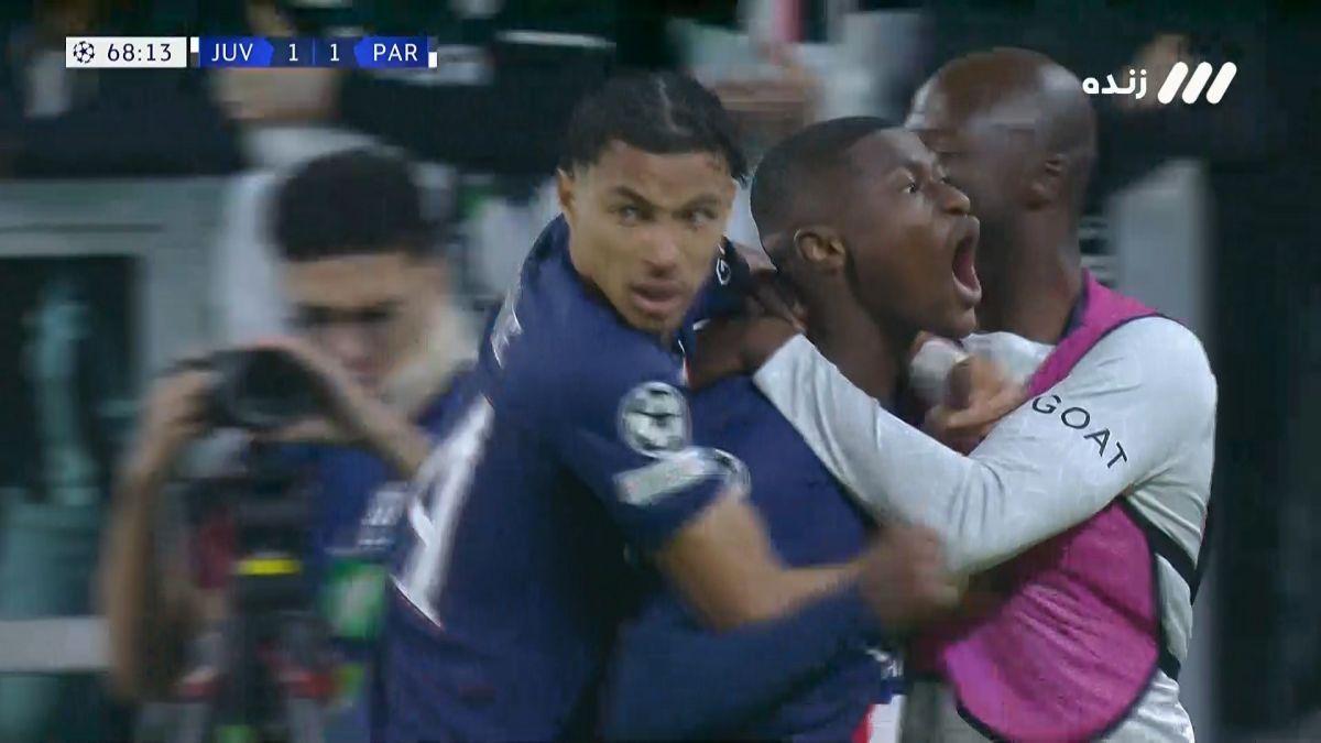 گل دوم پاری سن ژرمن به یوونتوس (نونو مندز)