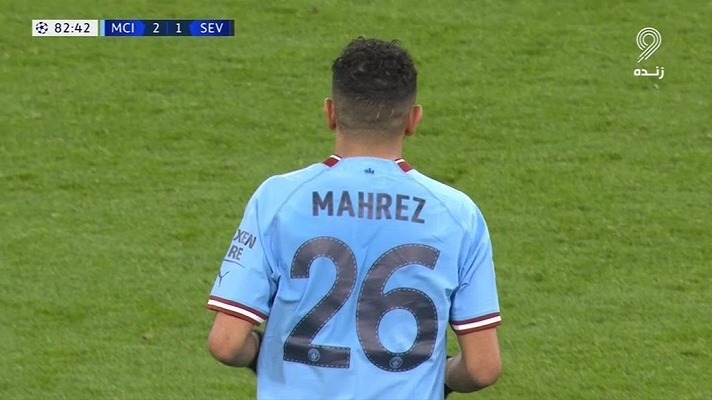 گل سوم منچسترسیتی به سویا (ریاض محرز)