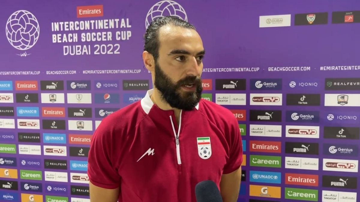 صحبتهای امیرحسین اکبری بازیکن تیم ملی فوتبال ساحلی ایران و زننده گل پیروزی بخش به ژاپن