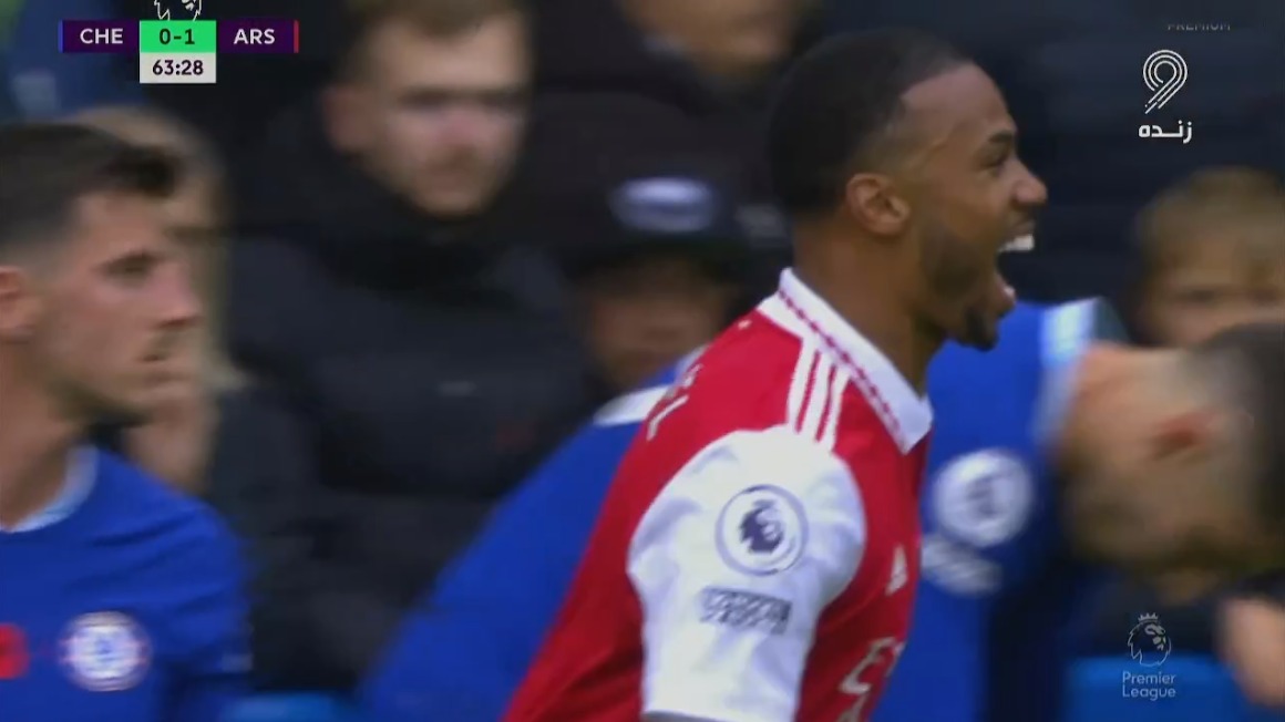 گل اول آرسنال به چلسی (گابریل ماگالاش)