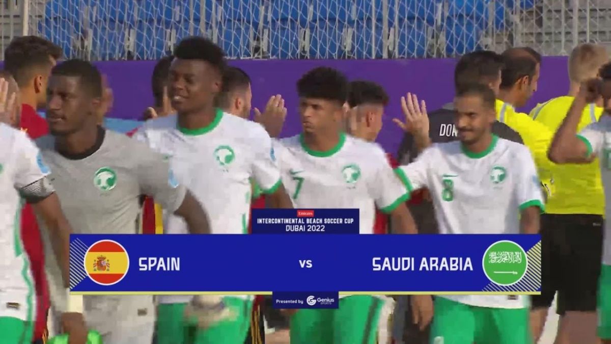 خلاصه بازی اسپانیا و عربستان (مقام هفتم و هشتم فوتبال ساحلی جام بین قاره ای 2022)