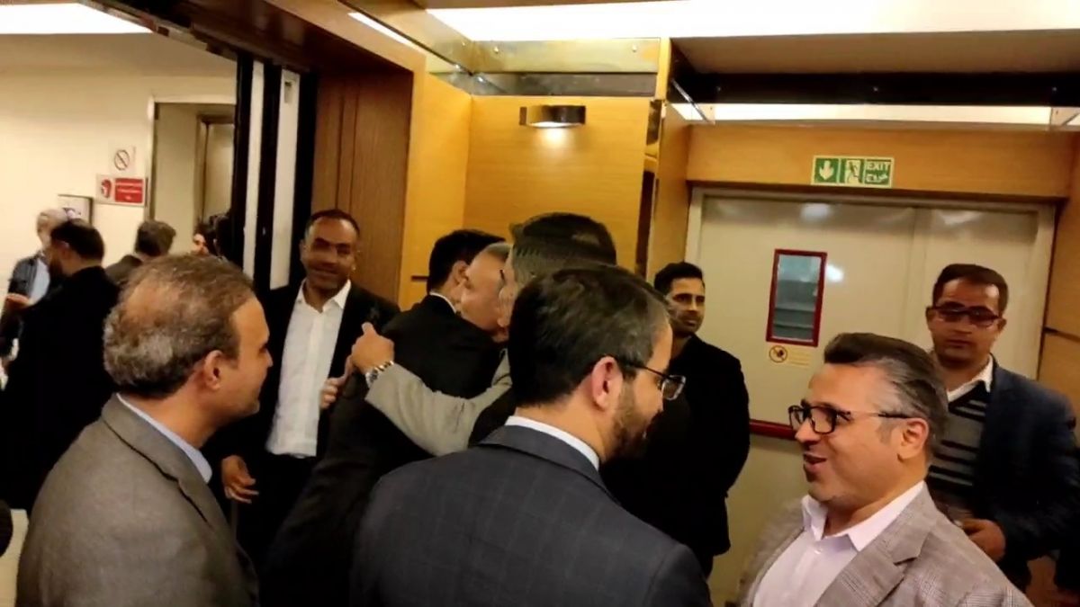 اختصاصی/ حضور جعفر سمیعی مدیرعامل اسبق پرسپولیس در مراسم رونمایی از پیراهن تیم ملی فوتبال ایران در جام جهانی ۲۰۲۲ قطر