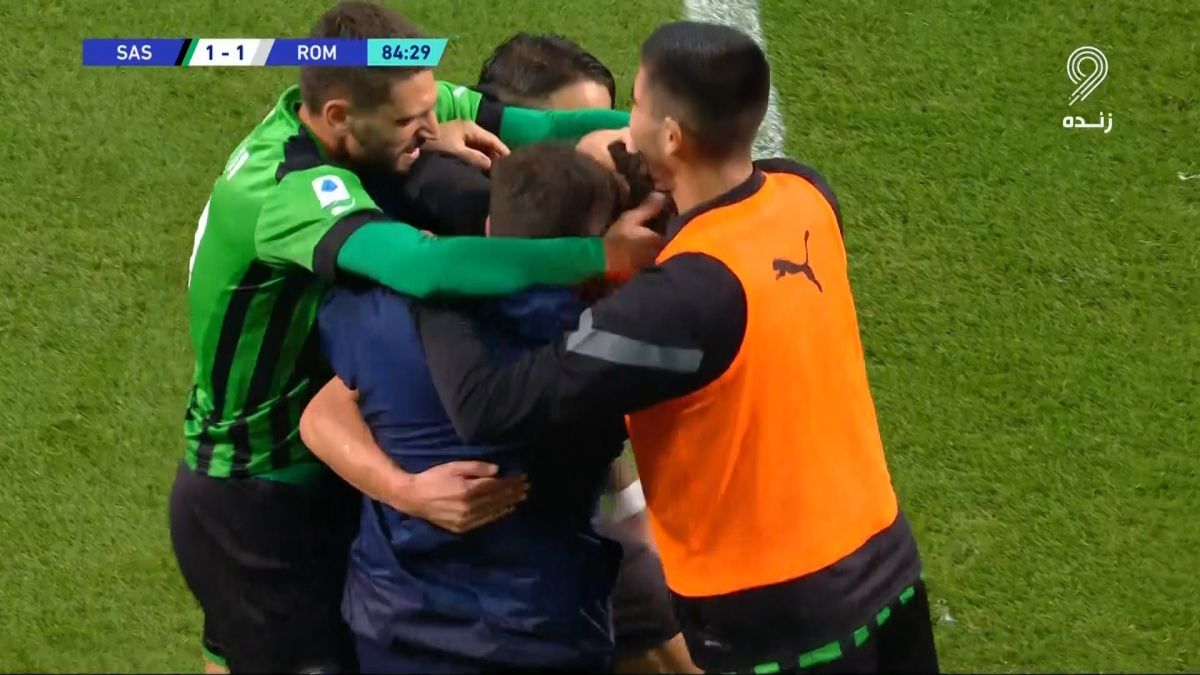 گل اول ساسولو به رم (پینامونتی)